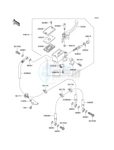 KLE 650 A [VERSYS] (9F-9F) A8F drawing FRONT MASTER CYLINDER-- A7F_A8F- -