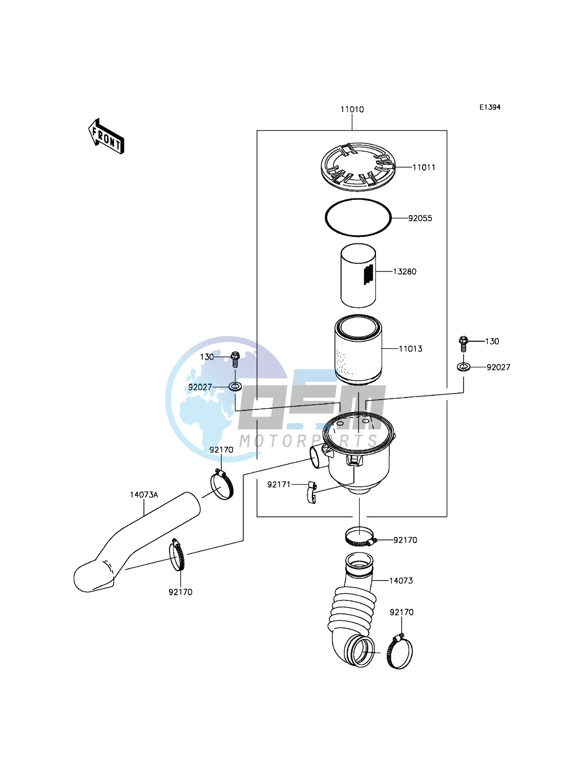 Air Cleaner-Belt Converter