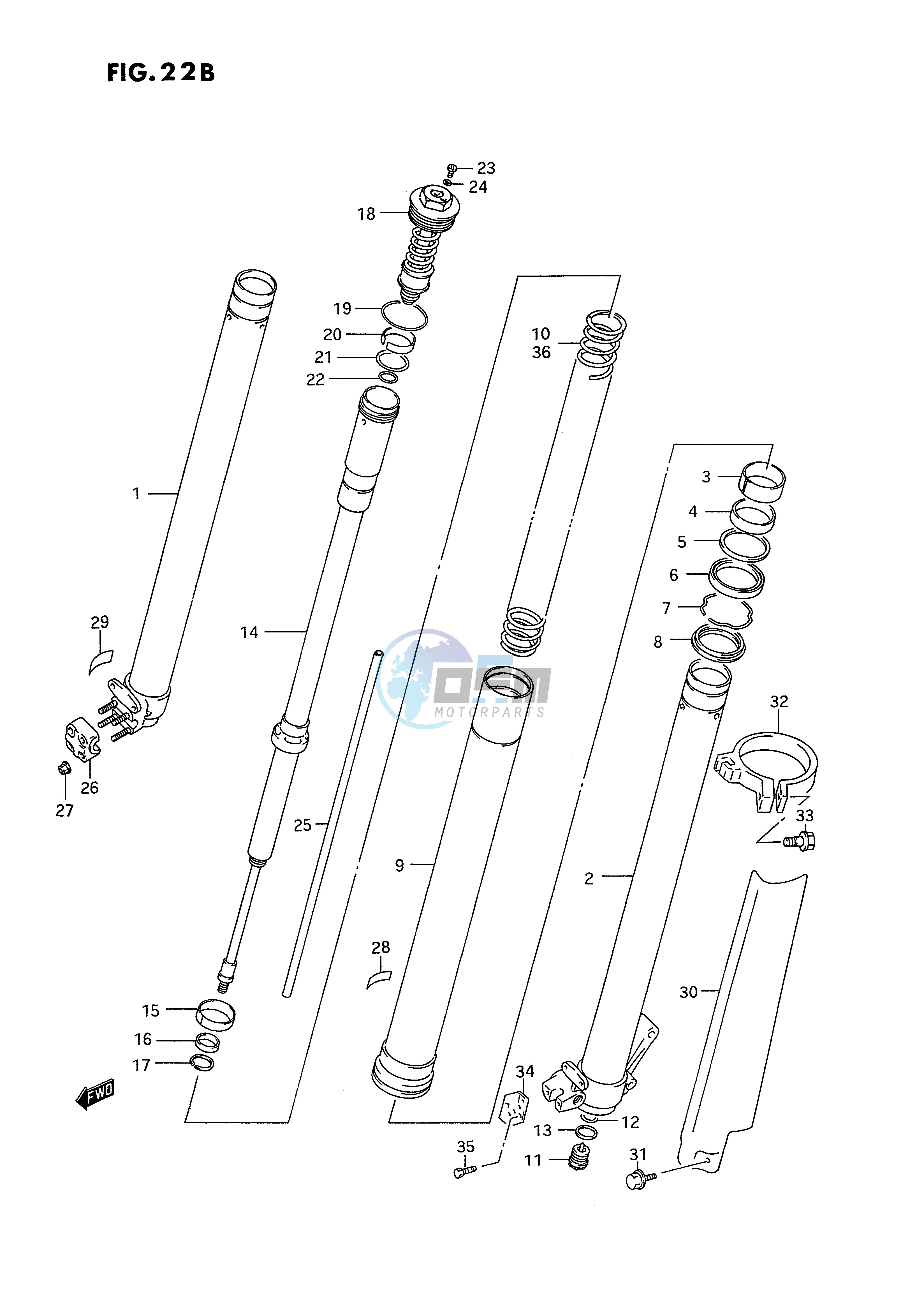 FRONT DAMPER (MODEL R)