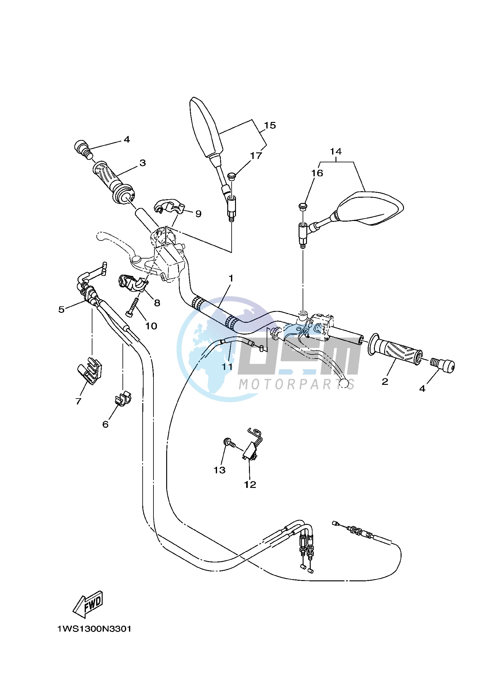 STEERING HANDLE & CABLE