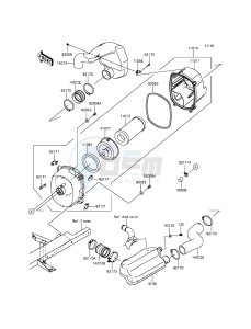 MULE PRO-DX KAF1000EGF EU drawing Air Cleaner