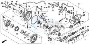 TRX680FA drawing FRONT FINAL GEAR