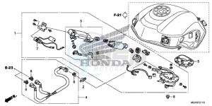 VFR1200XDC drawing FUEL PUMP