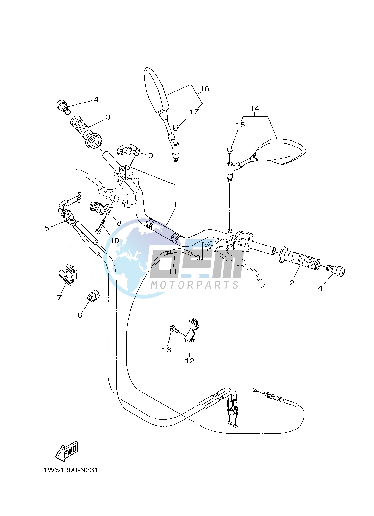 STEERING HANDLE & CABLE