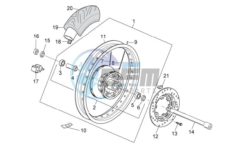 Rear wheel