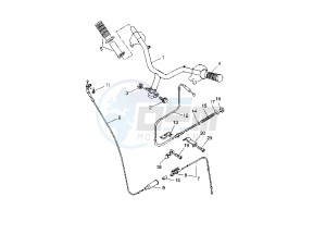 BW'S 50 drawing STEERING HANDLE- CABLE