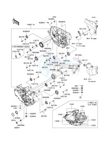 KSF 450 B [KFX450R MONSTER ENERGY] (B8F-B9FB) B8F drawing CRANKCASE