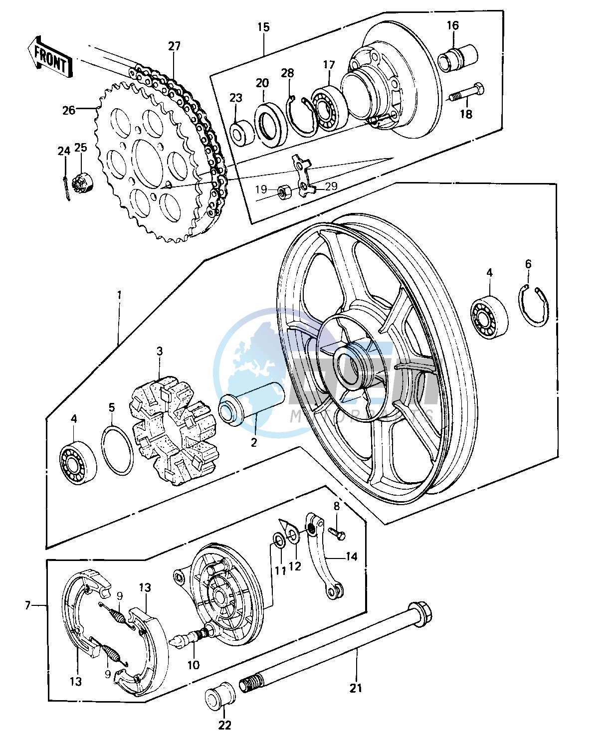 REAR WHEEL_HUB_BRAKE_CHAIN -- 80-81 C1_C2- -