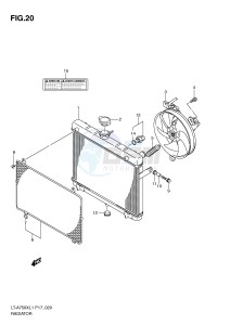 LT-A750X (P17) drawing RADIATOR (LT-A750XL1 P17)