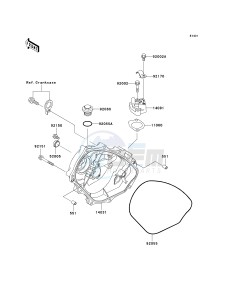 JT 1200 [1200 STX-R] (A1-A2) [1200 STX-R] drawing ENGINE COVER-- S- -