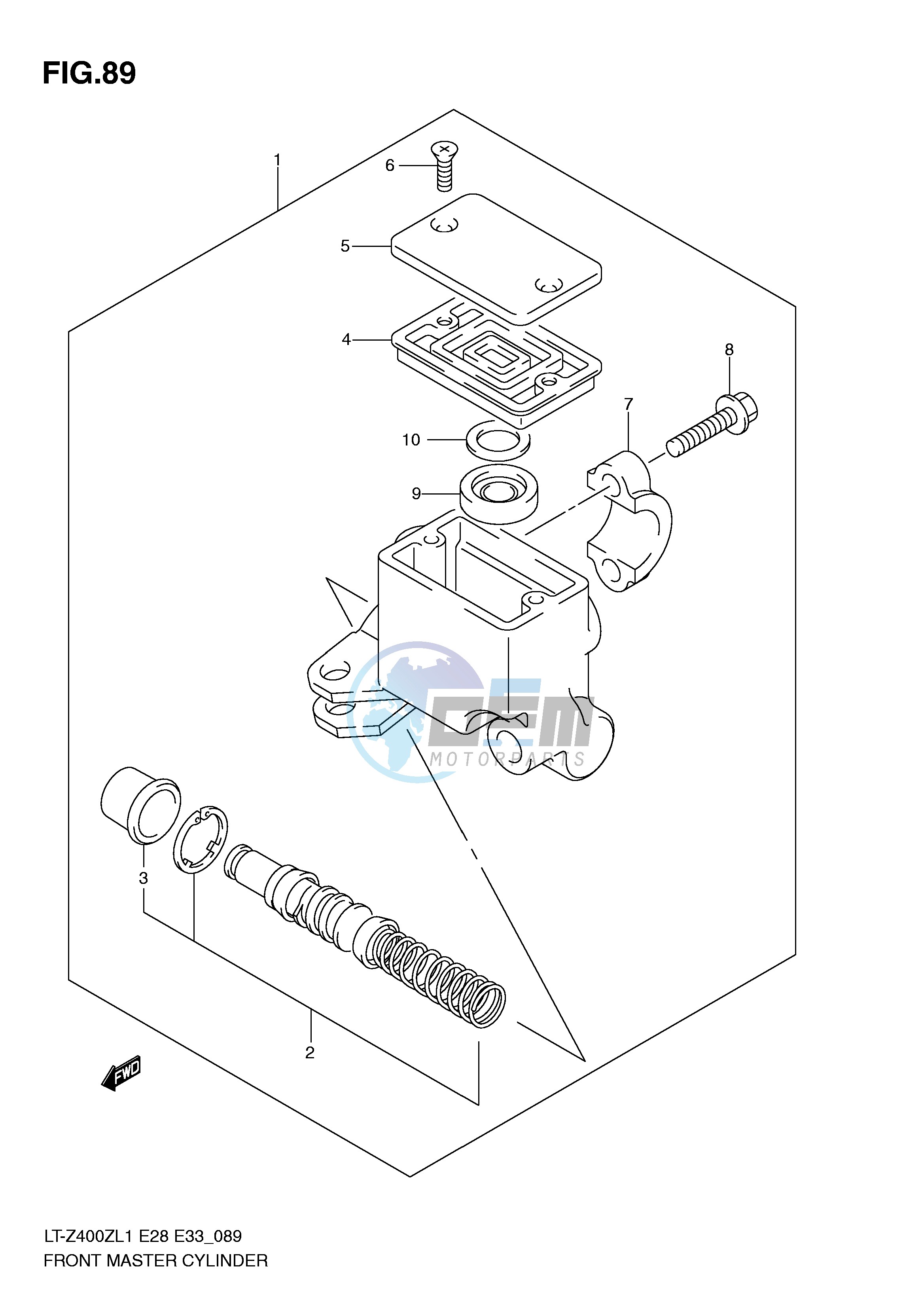 FRONT MASTER CYLINDER