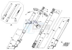 MITO EV 6 MARCE 125 drawing FRONT FORK