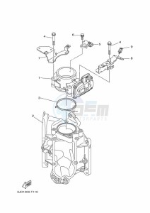 F300UCA drawing THROTTLE-BODY