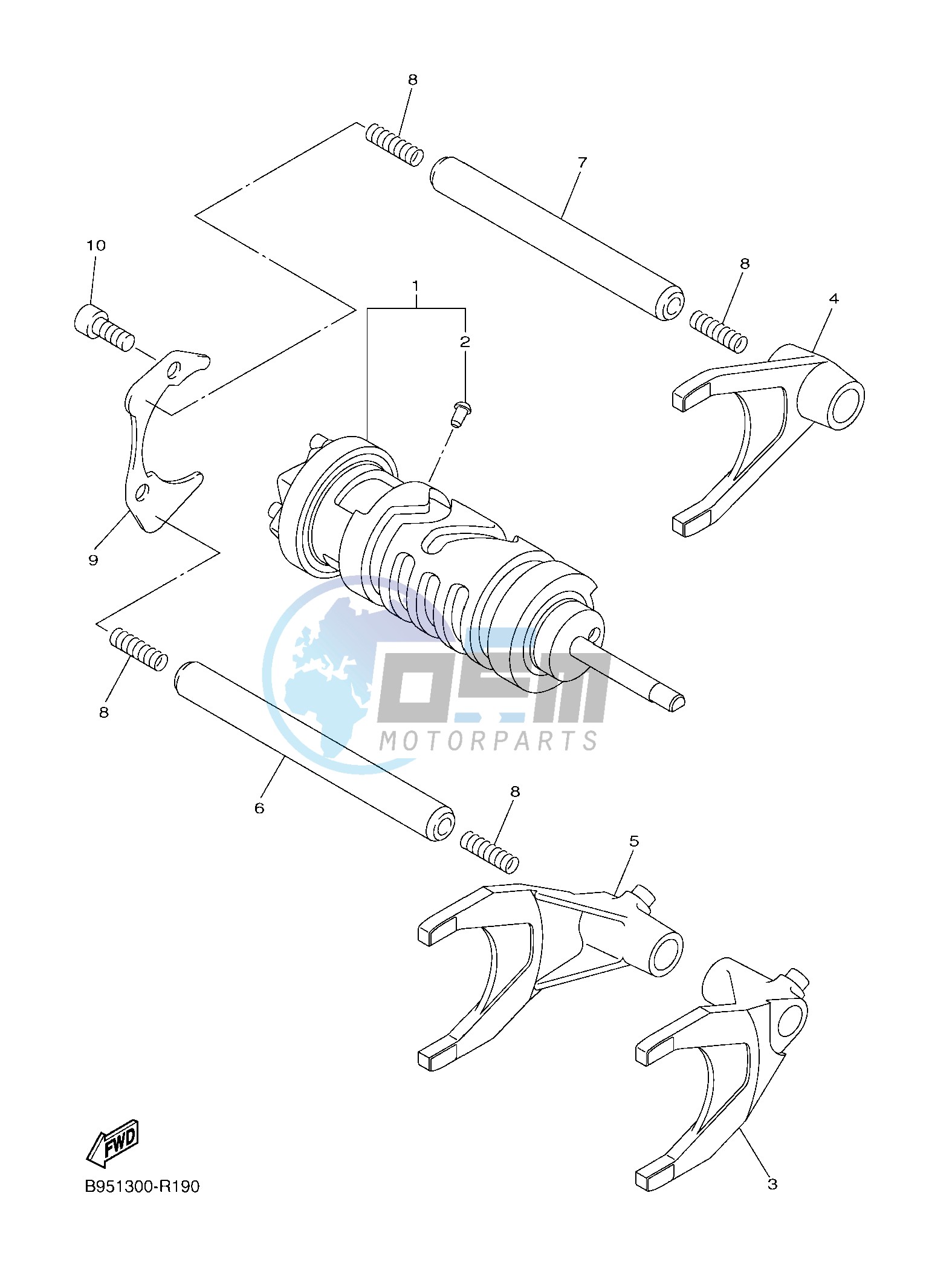 SHIFT CAM & FORK