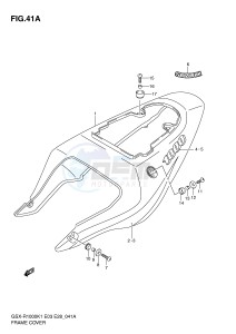 GSX-R1000 (E3-E28) drawing FRAME COVER (GSX-R1000K2)