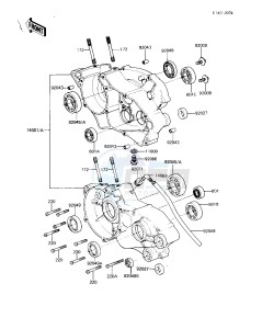 KDX 80 B [KDX80] (B2-B3) [KDX80] drawing CRANKCASE