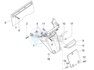 S 50 2T (25 Kmh) B-NL drawing Rear cover - Splash guard