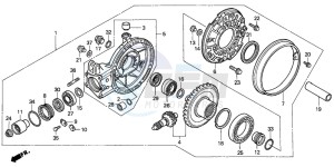 ST1100P drawing FINAL DRIVEN GEAR