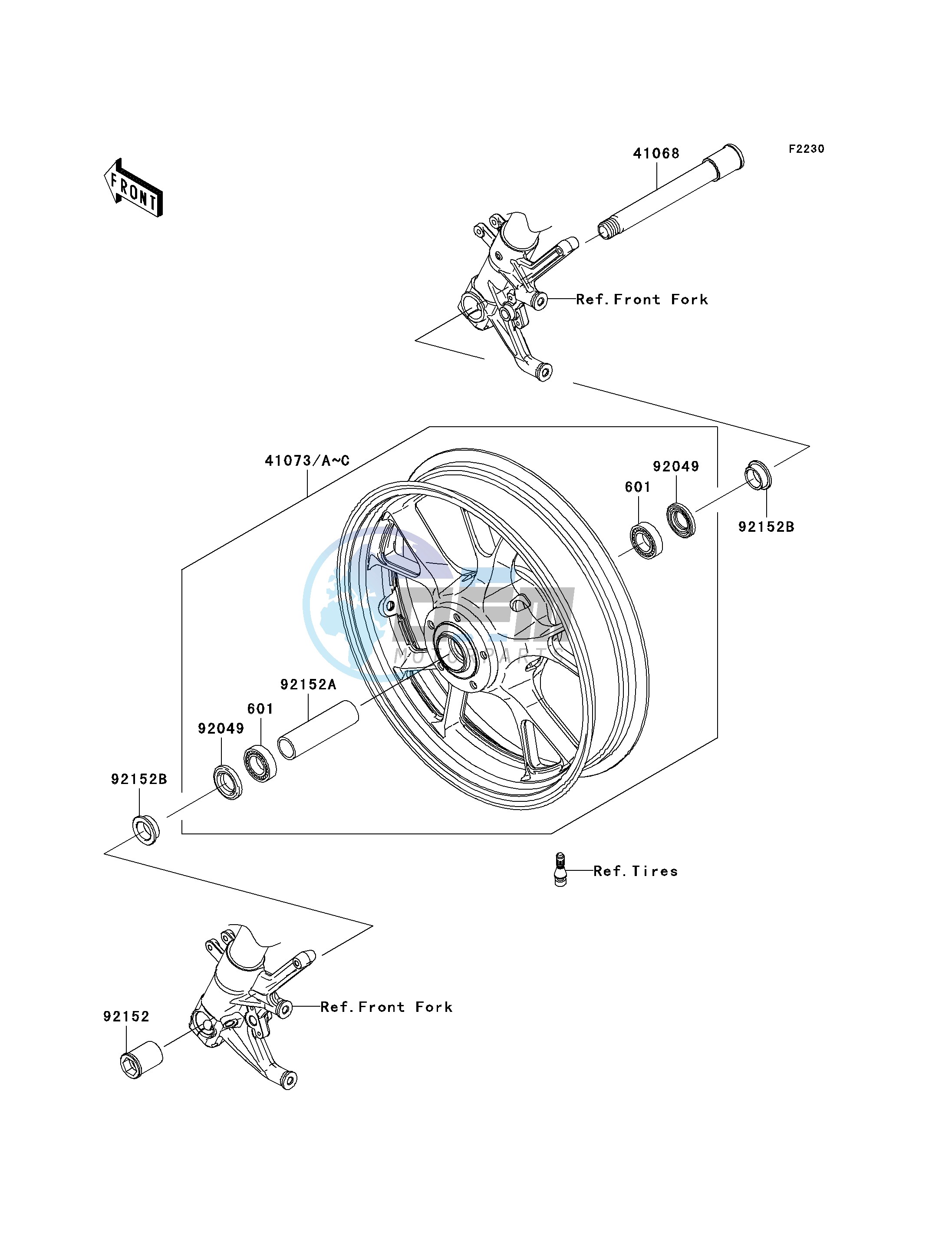 FRONT WHEEL