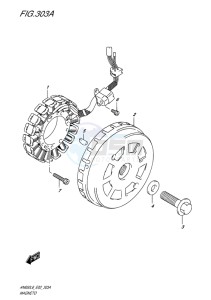 AN650 BURGMAN EU drawing MAGNETO