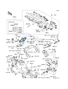 EX 650 C [NINJA 650R] (C9F) C9F drawing CHASSIS ELECTRICAL EQUIPMENT