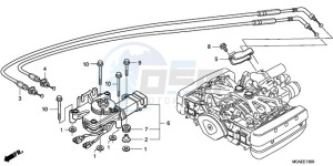 GL1800A ED drawing REVERSE SHIFT ACTUATOR