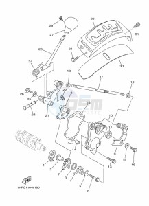 YFM700FWB KODIAK 700 (B6KJ) drawing SHIFT SHAFT