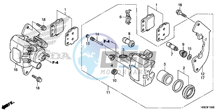 FRONT BRAKE CALIPER