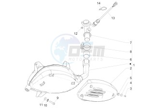 GTS 300 ie Super (EMEA, APAC) (AU, HK, IN, IT, J, SG, TW, UK) drawing Silencer