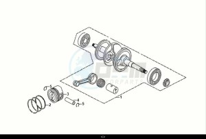 FIDDLE IV 125 (XG12W1-IT) (M0) drawing CRANK SHAFT