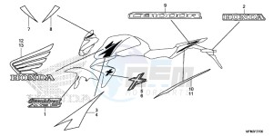 CB1000RAD CB1000R ABS E drawing MARK (CB1000RD/ 1000RAD)