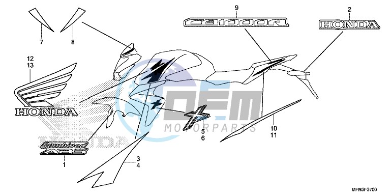 MARK (CB1000RD/ 1000RAD)