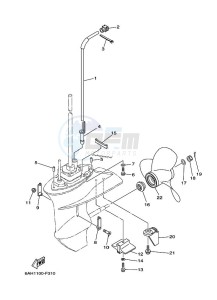 F15CMHS drawing PROPELLER-HOUSING-AND-TRANSMISSION-2