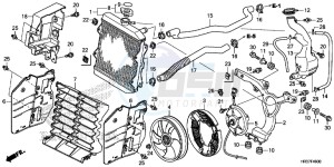 TRX420FM2G TRX420 ED drawing RADIATOR