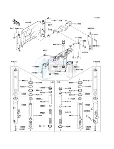 VN 1600 D [VULCAN 1600 NOMAD] (D6F-D8FA) D7FA drawing FRONT FORK-- D7F_D7FA_D8F_D8FA- -