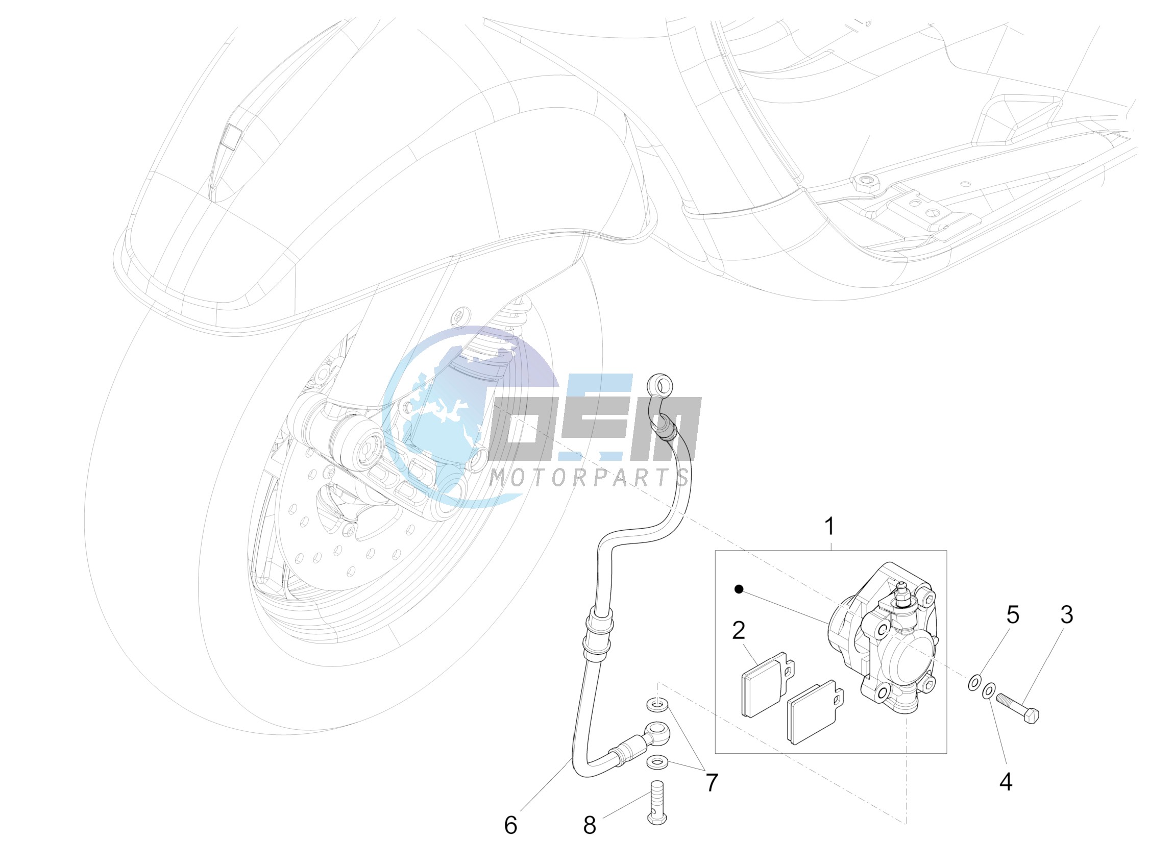 Brakes pipes - Calipers