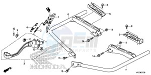 TRX420FA6H Europe Direct - (ED) drawing STEP/PEDAL