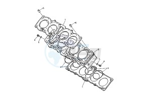 YZF R THUNDER ACE 1000 drawing CYLINDER