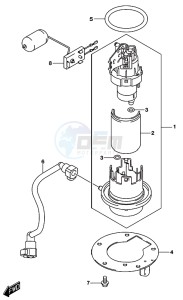 GSX-S125 drawing FUEL PUMP