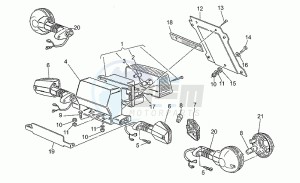 California III 1000 Iniezione Iniezione drawing Taillight