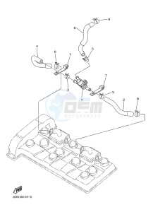 XJ6FA 600 DIVERSION F (ABS) (1DGA 1DGB) drawing AIR INDUCTION SYSTEM