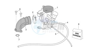 Scarabeo 50 4t 2v e2 drawing Carburettor I