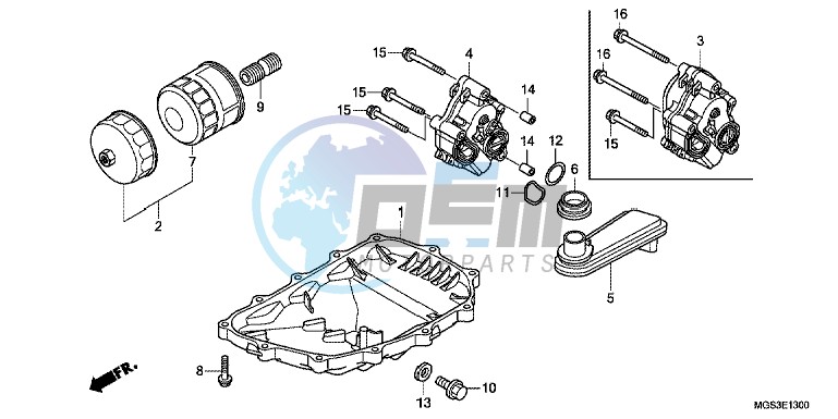 OIL PAN/ OIL PUMP