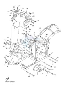 XVS1300CU XVS1300 CUSTOM XVS1300 CUSTOM (2SS6) drawing FRAME