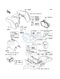 KVF360 4x4 KVF360A9F EU GB drawing Labels