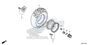 TRX420FA2G TRX420F Europe Direct - (ED) drawing REAR WHEEL