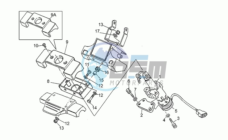 Main switch - steering lock