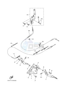 YXM700ES YXM70VPSF VIKING (1XPX) drawing PEDAL WIRE