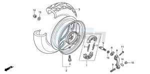 NVS504SH 502 drawing REAR WHEEL