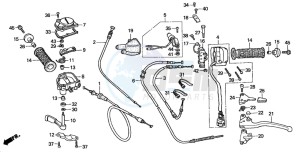 TRX350TM RANCHER drawing SWITCH CABLE